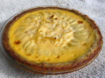 キーウィフルーツのブリュレの写真