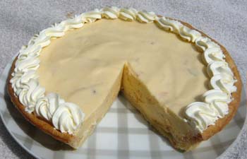 桜のクリームパイの写真