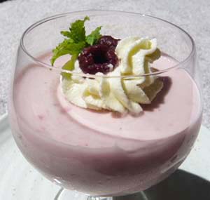 ラズベリーのムースグラスの写真