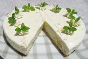 パイナップルチーズケーキの写真