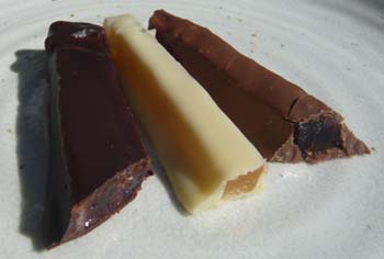 フルーツゼリーチョコレートの写真