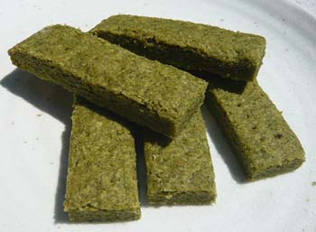 緑茶のショートブレッドの写真