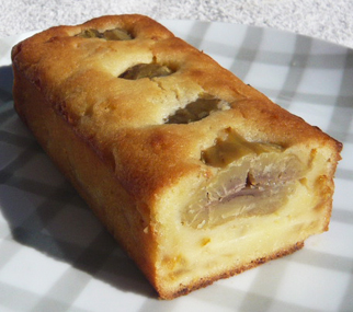 柚子のパウンドケーキの写真