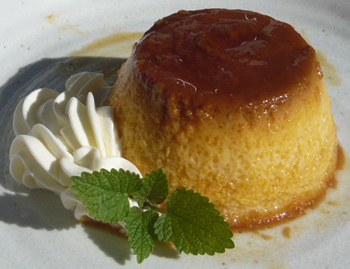 カボチャのプリンの写真