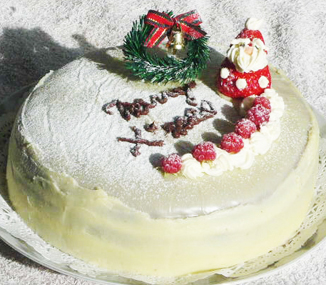 赤毛のアンのクリスマスケーキの写真