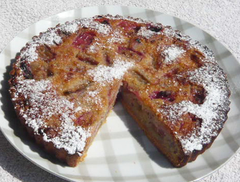 ルバーブのタルトの写真