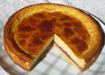 トンカ豆のチーズスフレの写真