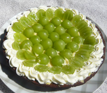 葡萄のパイの写真