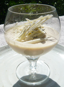 焙じ茶のババロアの写真