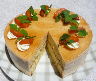 杏のムースの写真