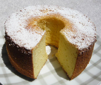 ココナッツシフォンケーキの写真