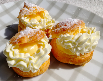 チーズシュークリームの写真