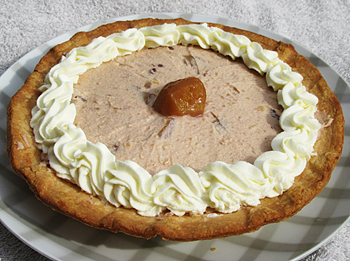 マロンクリームパイの写真