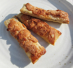 桜のスティックパイの写真