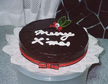 チョコレートガナッシュケーキの写真