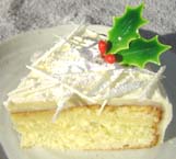 ホワイトクリスマスケーキの写真