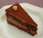 ヘーゼルナッツのチョコレートムースの写真