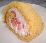 レモンチーズロールケーキの写真