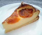 アプリコットチーズケーキの写真