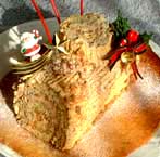 胡桃のブッシュ・ド・ノエルの写真