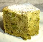 抹茶のシフォンケーキの写真