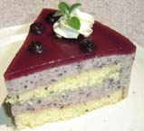 ブルーベリーのムースの写真