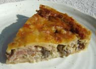 キノコのキッシュの写真