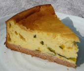 カボチャのチーズケーキの写真